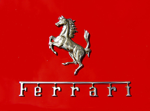 Ferrari progression of Alfa Logo